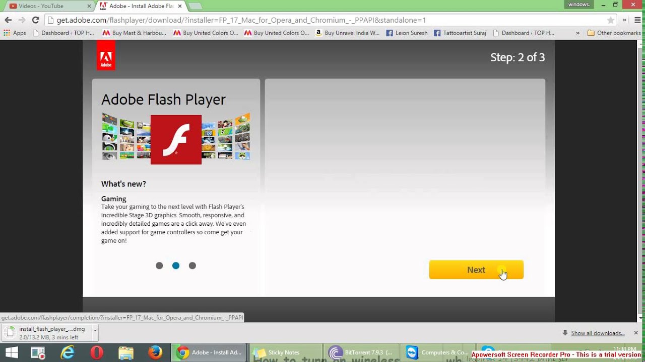 free flash player download for mac os x
