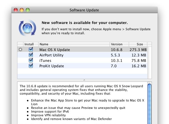Latest itunes for mac os x 10.6.8 6 8 download